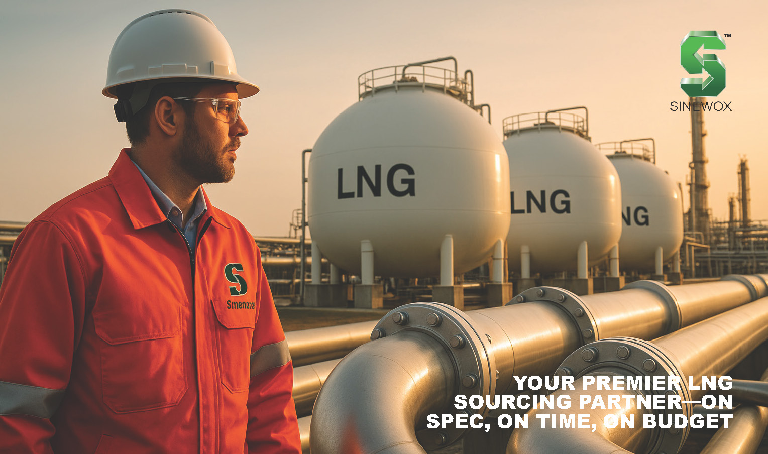 Read more about the article Sinewox: Your Premier LNG Sourcing Partner On Spec, On Time, On Budget
